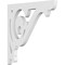 Ekena Millwork Bordeaux Architectural Grade PVC Bracket, 5/8"W X 8"D X 8"H BKTP01X08X08BO - alternate 1